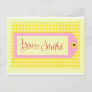 You're Invited postcard