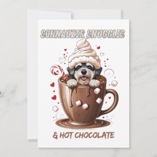 You're Invited to a Cosy Time – Schnauzer Hot Coco Invitation