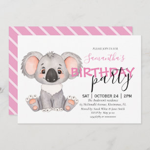 You're Invited to a Koala-tastic 1st Invitation