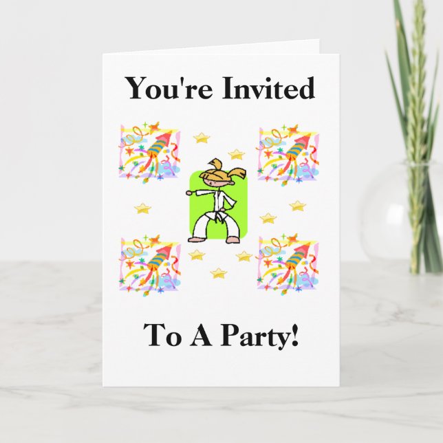You're Invited To A Party! Invitation (Front)