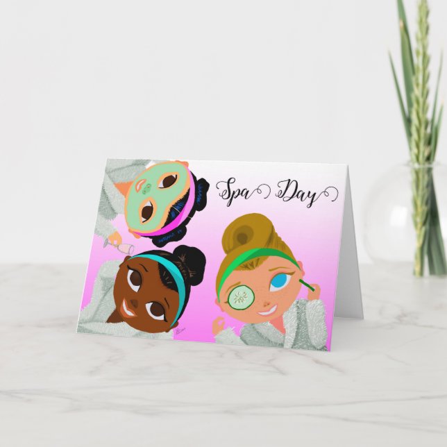 You're Invited to a Spa Day Invitation (Front)