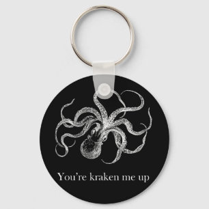 'You're kraken me up' Key Ring