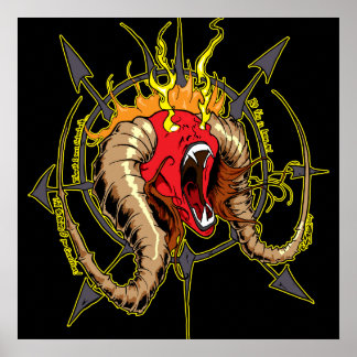 You're Life In Flames Poster