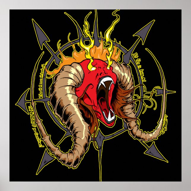 You're Life In Flames Poster (Front)