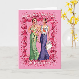 You're like my cell phone charger LGBTQ Valentine Card