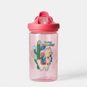 You're Llamazing! Cactus Flowers Cute Water Bottle