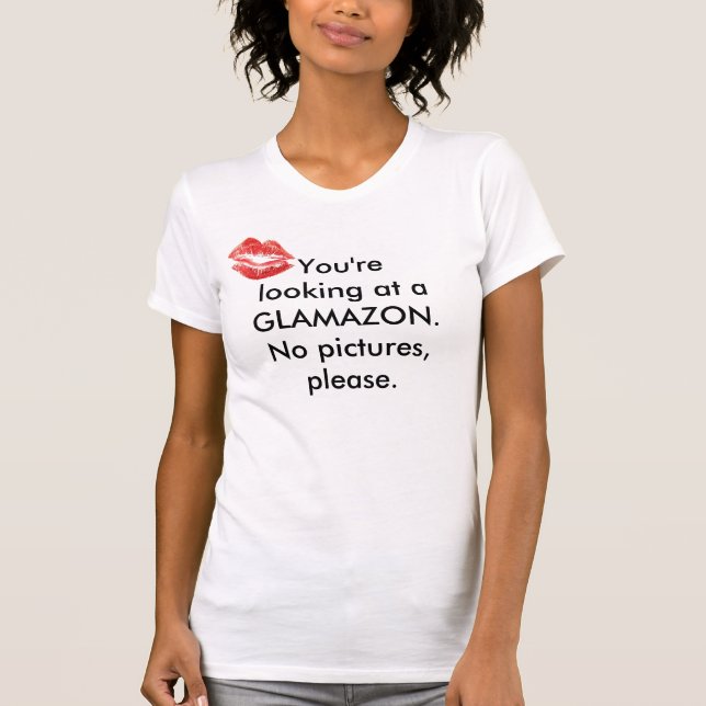 You're Looking at a GLAMAZON Tank Top (Front)