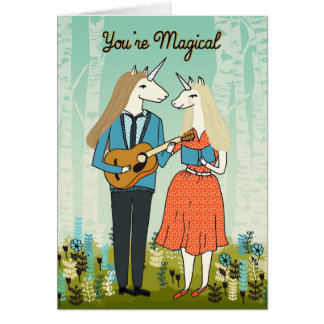 You're Magical - Unicorns in Love Card