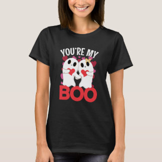 You're My Boo Ghost with heart for Valentine's Day T-Shirt
