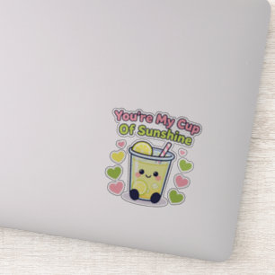 You're My Cup of Sunshine Cute Lemonade Kawaii Des
