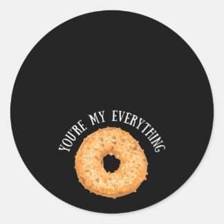 You'Re My Everything Bagel Baking Classic Round Sticker