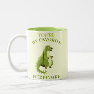 You're my favourite kids school Valentines gift Two-Tone Coffee Mug