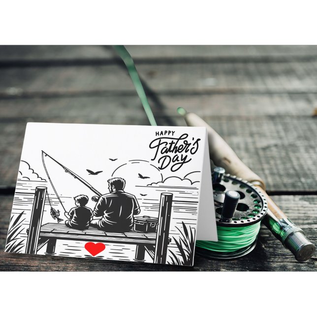 You're My Greatest Catch Father's Day Holiday Card (Creator Uploaded)