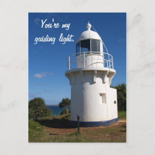 "You're my guiding light" Postcard