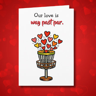 You're my Hole in One Valentine's Day | Disc Golf Card