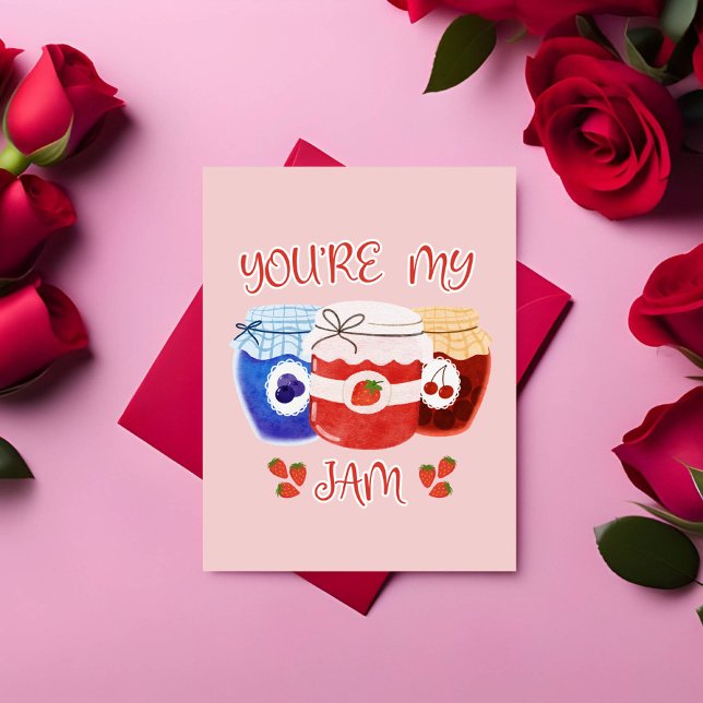 You're My Jam Valentines Day Card (Creator Uploaded)