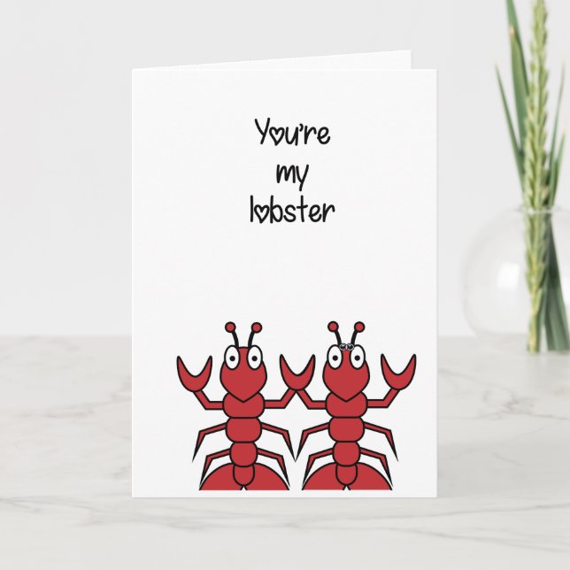 You're My Lobster Card (Front)