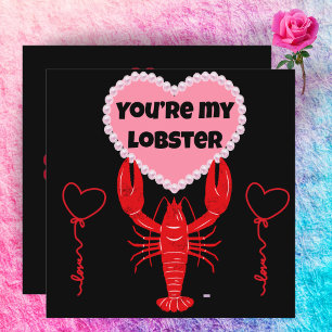 You're My Lobster Funny Anniversary Card