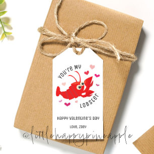 You're My Lobster Valentine Gift Tags