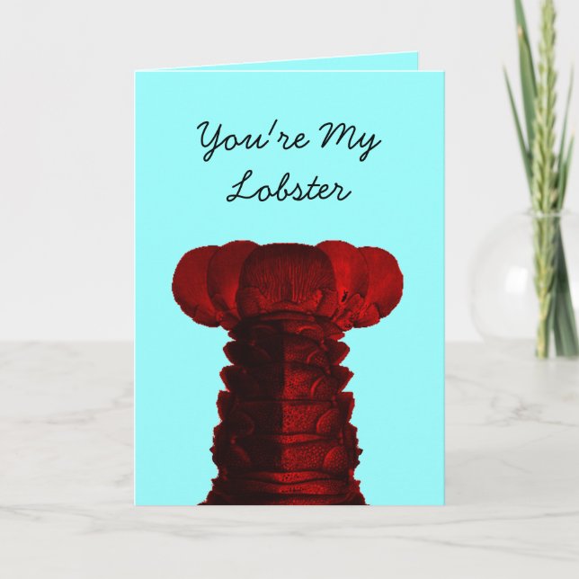 You're My Lobster Valentine's Day Card (Front)