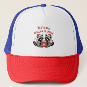 You're My Matcha in Crime Matching Christmas Trucker Hat