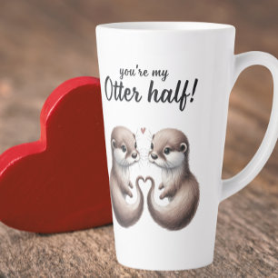 You're My Otter Half  Latte Mug