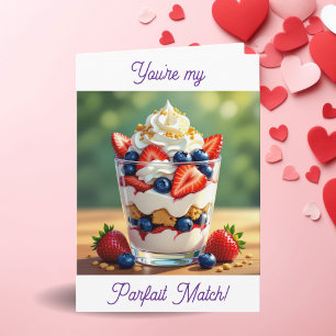 You're My Perfect Match Happy Valentine's Day Card