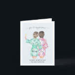 You're My Person | Best Friend Birthday Card<br><div class="desc">Remembering your friend on their birthday with a card already shows you care, but if you love them like family, or they truly are your best friend, a custom card is a must! Please let me know if you need any changes to hair colour/style. Add your custom wording to this...</div>