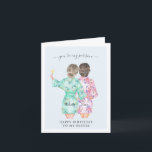 You're My Person | Best Friend Birthday Card<br><div class="desc">Remembering your friend on their birthday with a card already shows you care, but if you love them like family, or they truly are your best friend, a custom card is a must! Please let me know if you need any changes to hair colour/style. Add your custom wording to this...</div>