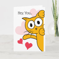 You're My Person Cute Cat Greeting