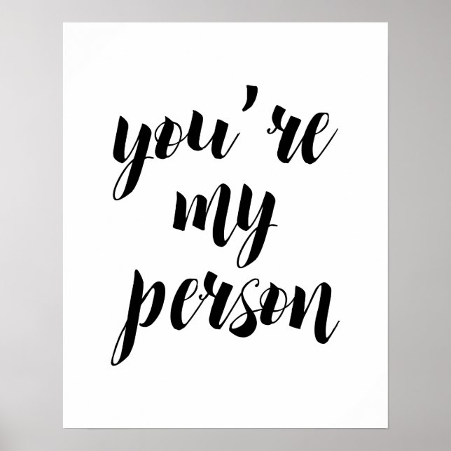 You're My Person Poster (Front)