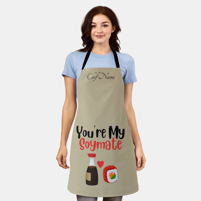 You're My Soymate , Soy  Apron (Worn)