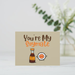 You're My Soymate , Soy Postcard