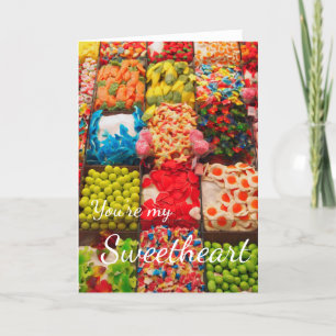 You're my sweetheart love double greeting card