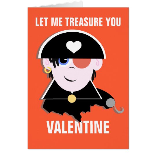 You're My Treasure Valentine Card