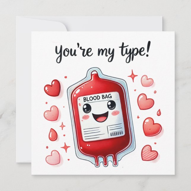 You're My Type Card (Front)