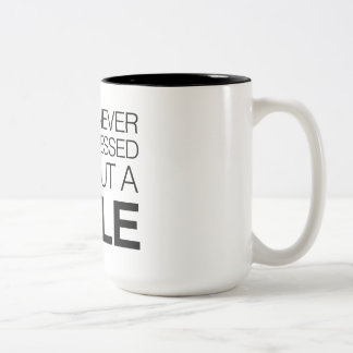 You're Never Fully Dressed Without a Smile Two-Tone Coffee Mug