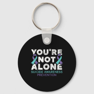 Youre Not Alone Depression Suicide Prevention Awar Key Ring