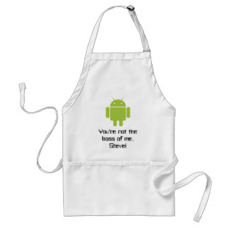 You're not the boss of me, Steve! apron