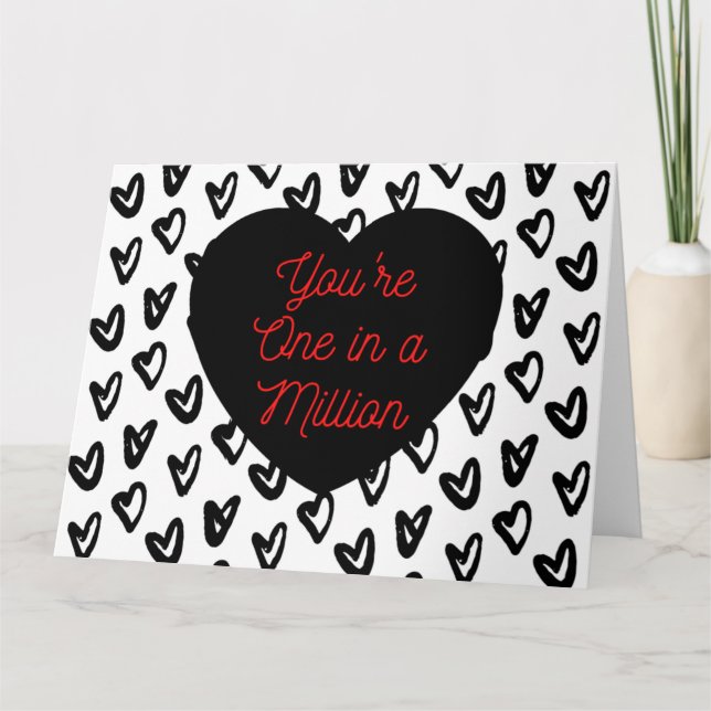 YOU'RE ONE IN A MILLION CARD (Front)