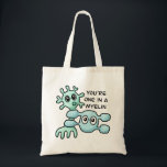 You're One In A Myelin - Neuroscience Tote Bag<br><div class="desc">A cute neuron and an oligodendrocyte glial cell with the words 'You're One In A Myelin'. A fun science pun that would be perfect for a neuroscience student or a neurology graduate.</div>