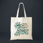 You're One In A Myelin - Neuroscience Tote Bag<br><div class="desc">A cute neuron and an oligodendrocyte glial cell with the words 'You're One In A Myelin'. A fun science pun that would be perfect for a neuroscience student or a neurology graduate.</div>