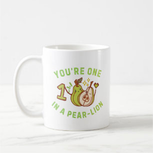 You're One In A Pear-Lion Pear Pun Coffee Mug