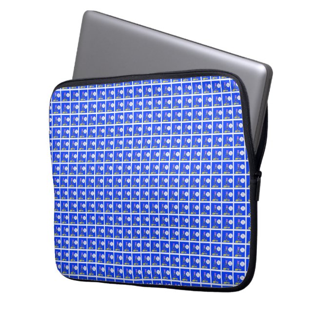 You're One of a Kind blue Electronics Bag (Front Left)