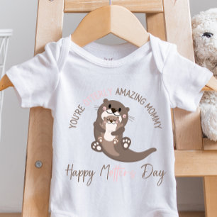 You're Otterly Amazing, Mother's Day Baby Bodysuit