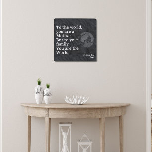 You're Our World Mum Square Wall Clock