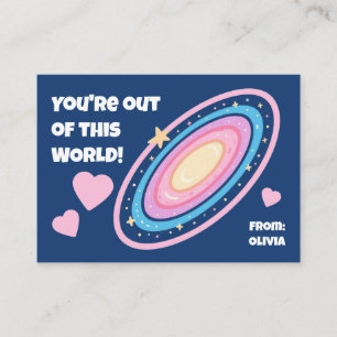 You're Out of This WORLD Kids Valentine's Card