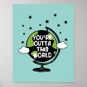 You're Outta This World Valentine's Day Poster