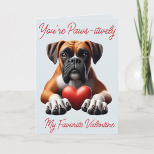 You're Paws-itively My Favourite Valentine  Holiday Card