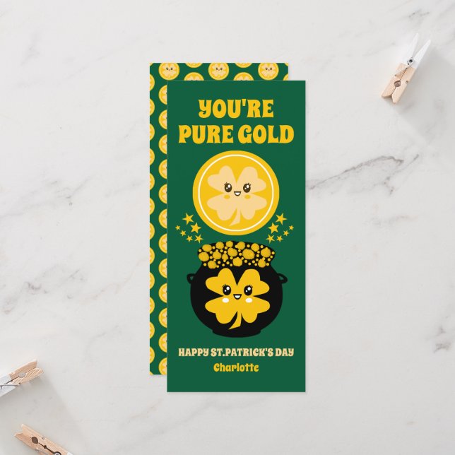 You're Pure Gold St. Patrick's Day Pot Of Gold  (Front/Back In Situ)